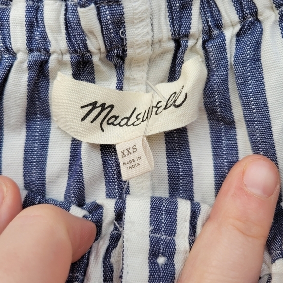 Madewell Shimmer Stripe Off-the-Shoulder Top - Picture 6 of 8